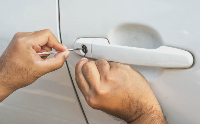 car door unlocking with pick timely and reliable automotive locksmith services in palm city, fl – efficient solutions for your automotive lock needs.